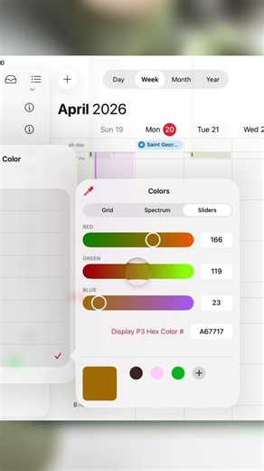 iPad tutorial: how to customize your Apple calendar 📆 #ipad #applecalendar #productive #ipadtips