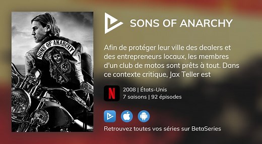 Vidéo : Voir la série Sons of Anarchy en streaming légal complet