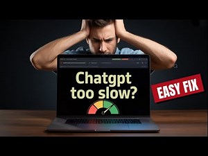 ChatGPT Is Too Slow? Fix It Instantly (Super Easy)