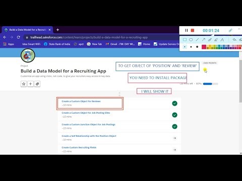 Create a Custom Object for Reviews | HOW TO INSTALL PACKAGE OF 'position' and 'review' | Salesforce