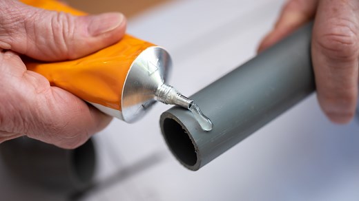 The Handy Tip That Will Help Prevent Your PVC Glue From Drying Out In Storage - House Digest