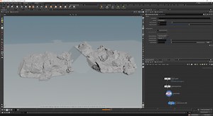 Creating a believable snow pile