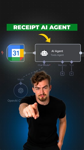 Your expense report is now fully automated. The frustrating task of manually saving receipts, entering data into spreadsheets, and archiving files is a huge drain on your time and energy. This automation changes all of that, putting your entire financial tracking system on autopilot. This is a smart AI Receipt Agent that tracks and organizes all your bills. Here's how it works. You simply upload a picture of a receipt to a folder in Google Drive (or receive an email attachment). An AI agent inst