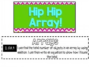 2.OA.4 Repeated Addition with Arrays