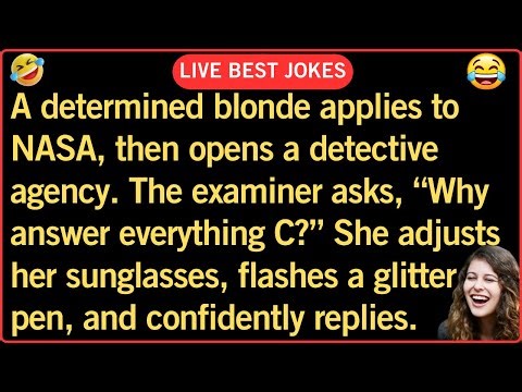 Blonde Goes to NASA 😂🚀 | Funniest Smart Fail Joke Short