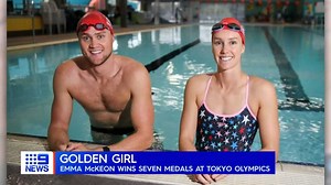 12K views · 166 reactions | Emma McKeon became our most decorated Olympian after winning seven medals in #Tokyo2020 including four gold. Her brother and two time Olympian David McKeon watched on from the family living room in Wollongong, and joined #9News to discuss her achievement. | 9 News Melbourne | Facebook