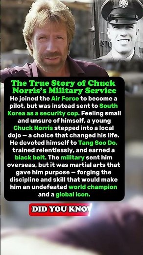 How Chuck Norris Became a Martial Arts Legend