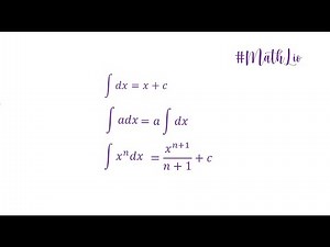Integral de una constante y una potencia