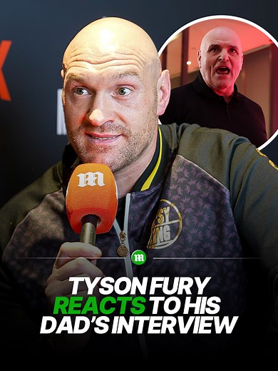 Tyson Fury's Reaction to Dad John Fury's Explosive Interview