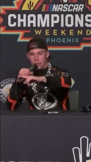 Is this NASCAR's greatest interview? 🍻