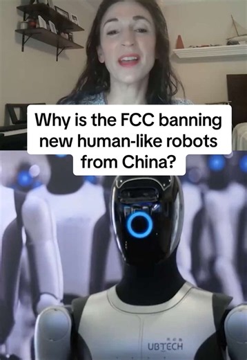 The Trump administration said it's banning new Chinese humanoid robots, topped with AI-enabled