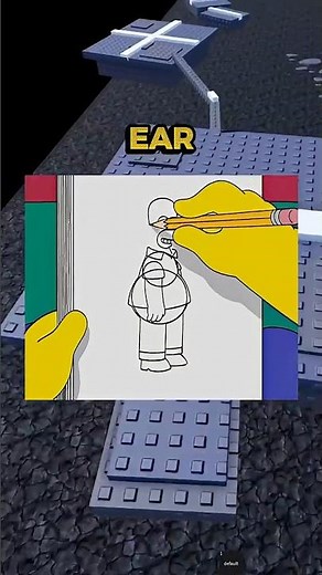 Homer explains how to draw the Simpsons😊
