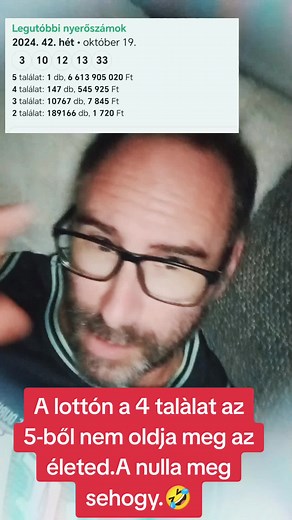 A lottó nyeremények kontrasztja: 4 vs. 5 találat