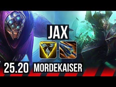 JAX vs MORDEKAISER (TOP) | 7/0/5, Godlike | KR Diamond | 25.20