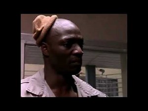 Had the honor of interviewing the head costumer on Oz and she resolved the mystery of how Adebisi's hat stayed on. Thought y'all might appreciate this.
