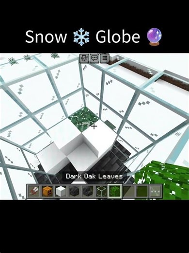 Snow ❄️ Globe In Minecraft