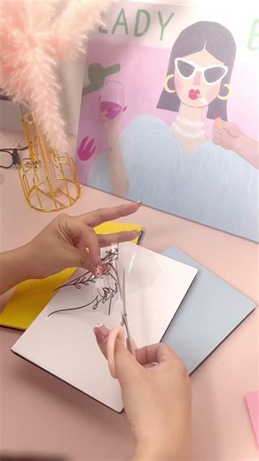 Make a custom notebook cover with me❤