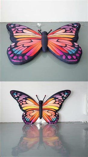 2.3m giant inflatable butterfly with LED lights #advertisinginflatables #inflatables #butterfly