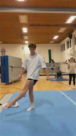 Impressive Gymnastics Routine in the Gym