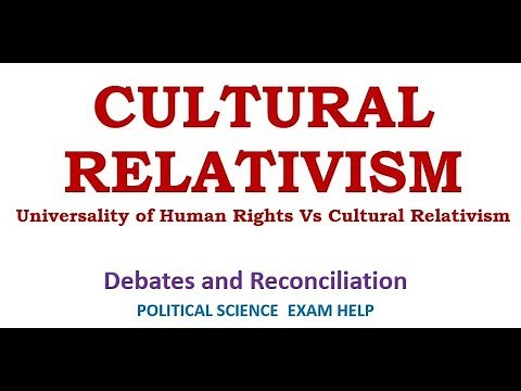 CULTURAL RELATIVISM: Universality of Human Rights Vs Cultural Relativism