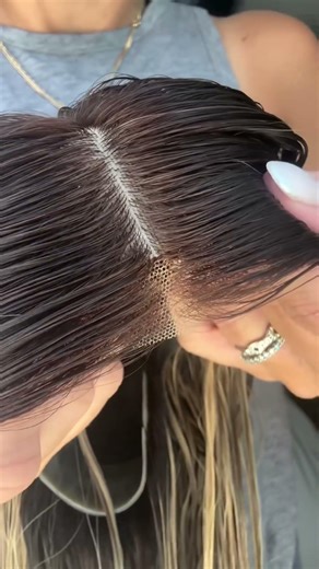 The Secret to a Perfect Part Line on a Human Hair Wig #fyp #wig #hairloss #wigs