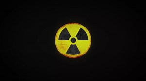 Download Danger sign animation icon, radioactive sign for free