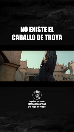 El Caballo de Troya es un mito