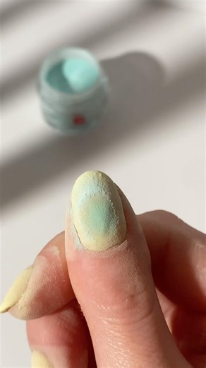 Spring inspired aura nails 🍋🩵 #nails #dippowder #nailart #nailtutorial #naildesign #nailart