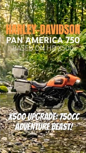 HD Pan America 750: The X500 Evolution! 🛠️🔥 #HarleyDavidson #PanAmerica