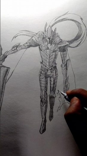 Igris Speed Drawing | Solo Leveling Fanart #shorts