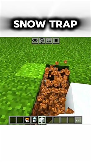Snow Trap #minecraft #audio