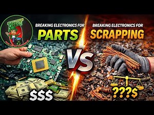 ♻️ Breaking Electronics for Parts vs Scrapping – What Pays More? 💰