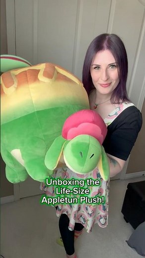 Unboxing the Life-Size Appletun Plush! #pokemon #appletun #unboxing #shorts