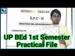 MGKVP B.Ed 1st Semester Practical File Download Link