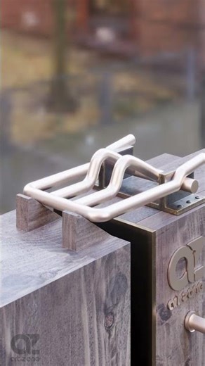 Straight forward Locking Mechanism for Sliding Gates