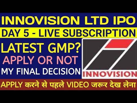 Innovision IPO 🔴Innovision IPO Review🔴Innovision IPO Gmp Today🔴Innovision IPO Gmp🔴Innovision Limited