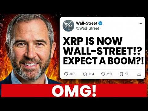 RIPPLE CEO JUST DROPPED A MEGA XRP BOMBSHELL (XRP = WALLSTREET NOW?!)