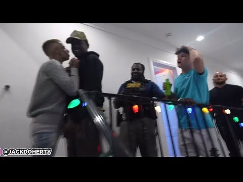 Island boys fight jack Doherty and security guard😯😯