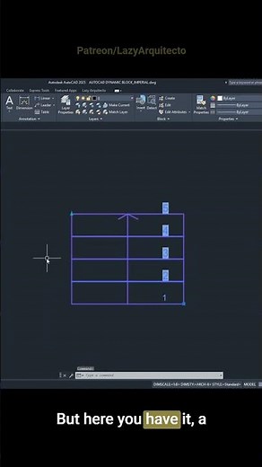 AutoCAD Dynamic Block Number Array
