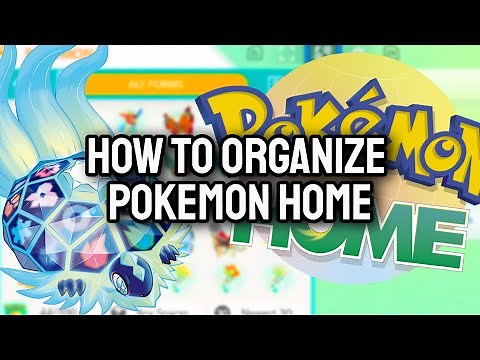 How to Organize your POKEMON HOME boxes in 2024