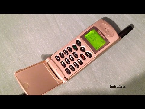 Samsung SGH-600 retro review (old ringtones). Vintage flip phone from 1999