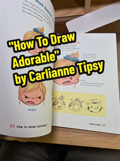 This book by @Carlianne Creates makes drawing cute actually easy. If you’ve ever wanted to draw adorable characters without stress, this is the one artists keep coming back to 🖍️✨ #carliannecreates #artskills #artistsoftiktok #howtodrawadorable #howtodraw
