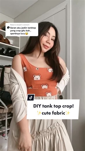 DIY Tank Top Crop: Menjahit Gaya Fashion Modern