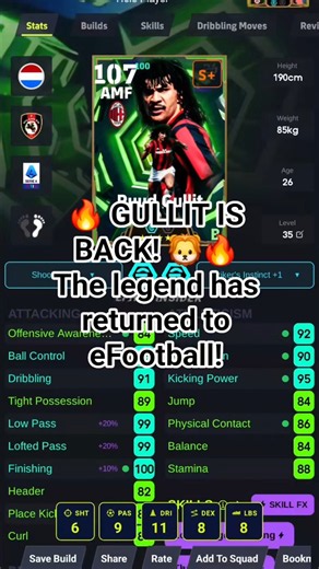 “Would you use Gullit? Comment YES and subscribe for more eFootball reviews!”