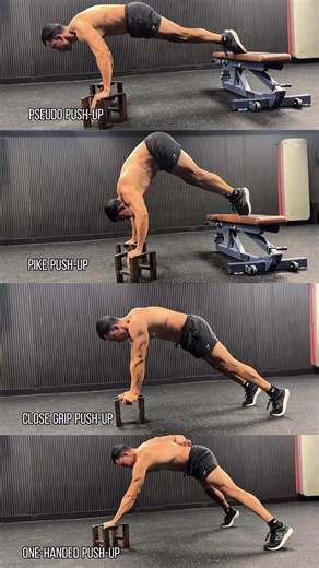 4 Push ups 4 x een andere focus #groeimindset #sports #calisthenics