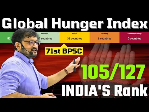 Global Hunger Index 2024 |GHI India'sRanking | Sureshot 5-Minutes Series | @BCWROHIT