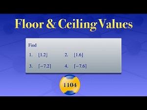 Floor and Ceiling values
