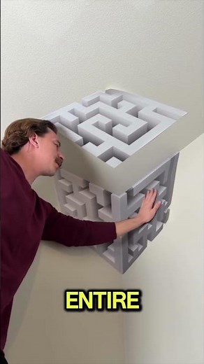 Turning a Boring Corner Into a Floating 3D Maze! 🎨✨