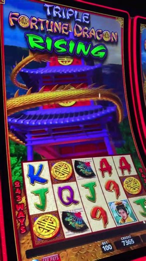Slotting at Tulalip Casino on Triple Fortune Dragon Rising, #triplefortunedragonrising ,#slot ,#fyp