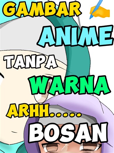 Gambar Anime Tanpa Warna: Ide Karya Kreatif